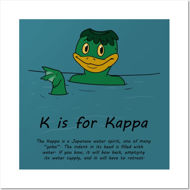 Kappa Wall Art by possumtees